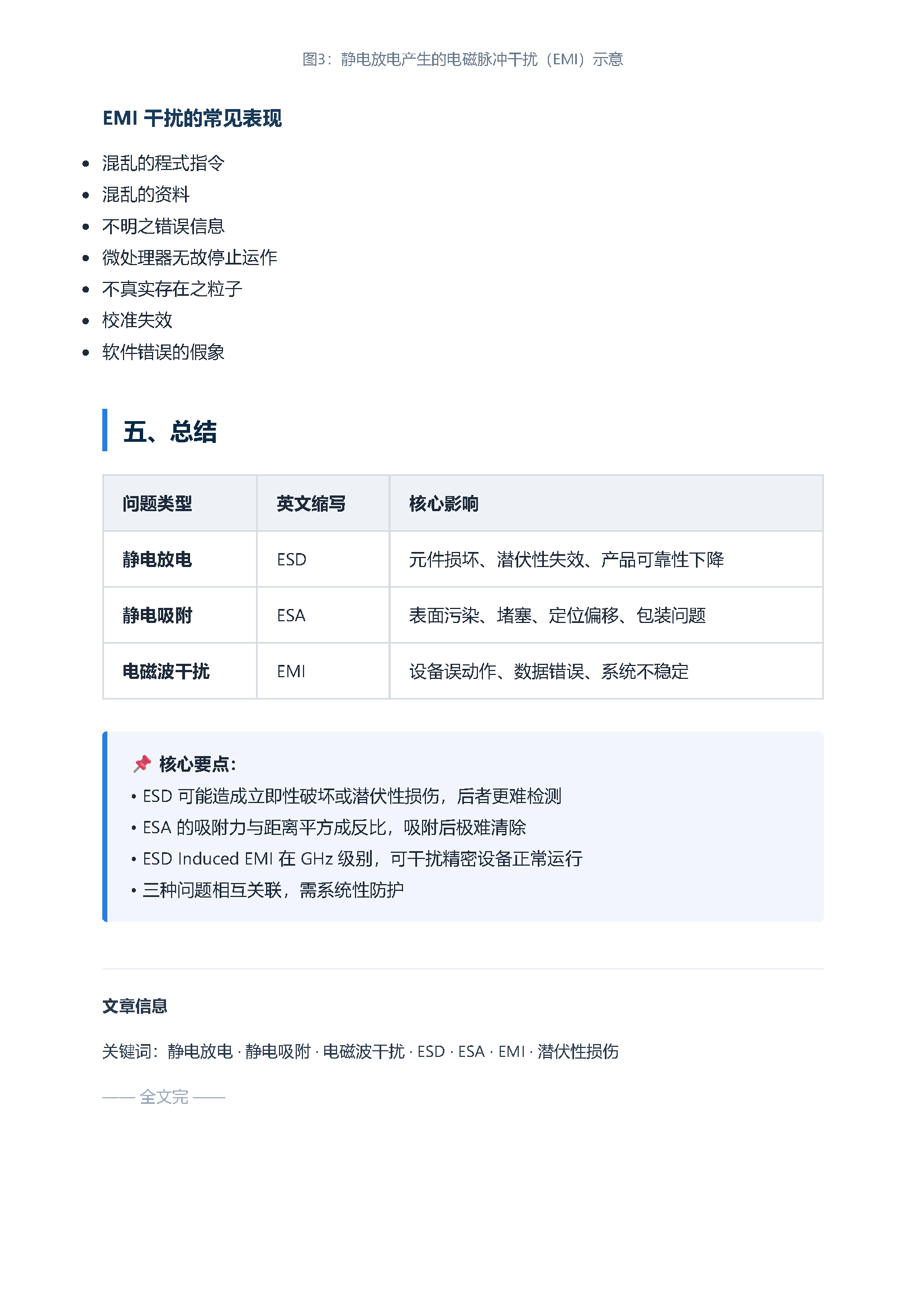 静电基础知识（3） 带来的问题 页面 4