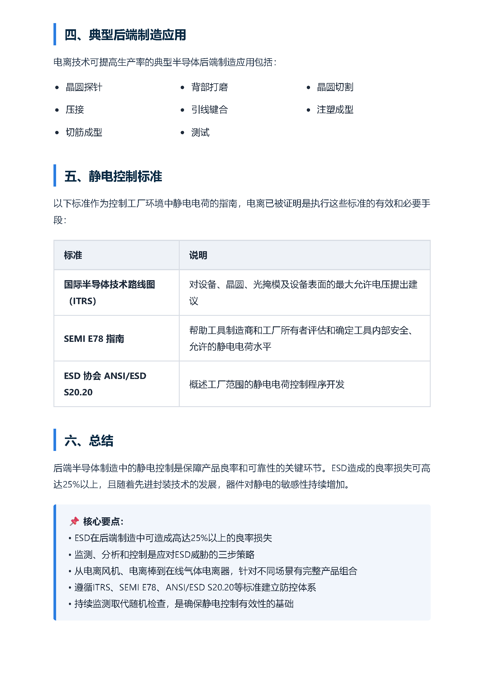 静电监测与控制——后端半导体制造 页面 3